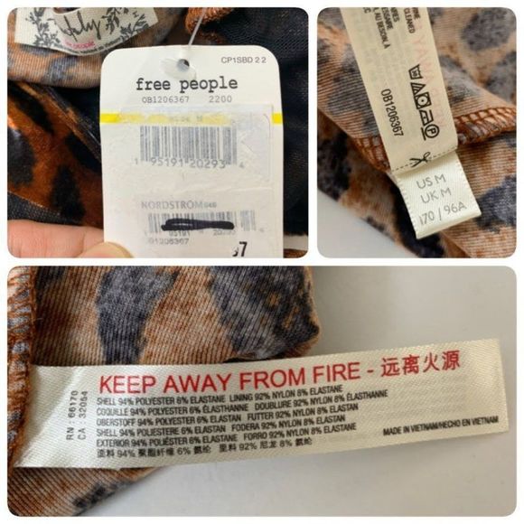 ♥️New♥️ Intimately by FREE PEOPLE Virgo Moon Mini Dress M - Picture 7 of 9